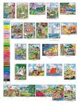 Colorful World: Creative Haven Color by Number Adult Coloring