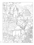 Colorful World: Creative Haven Color by Number Adult Coloring