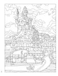 Colorful World: Creative Haven Color by Number Adult Coloring