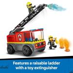 LEGO City Fire Ladder Truck Toy for Kids