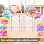 Vibrant 12-Inch Party Balloons - 54 Pack