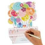 Musical Pop-Up Birthday Card with Balloon Explosion