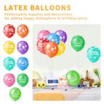 50 Assorted Happy Birthday Balloons with Flowers