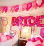 50 Pcs Hot Pink Metallic Balloons for Birthdays