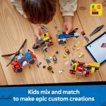 LEGO City Helicopter, Fire Truck & Submarine Set