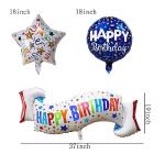 Colorful Birthday Decoration Set with Banners and Balloons