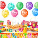 50 Assorted Happy Birthday Balloons with Flowers