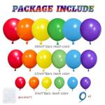 Colorful Rainbow Balloon Arch Kit for Celebrations