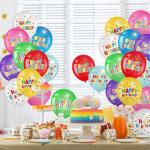 Colorful 45-Pc Happy Birthday Latex Balloon Set
