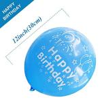Colorful Happy Birthday Balloons - 52 Pcs Set