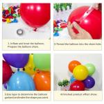 Colorful Rainbow Balloon Arch Kit for Celebrations