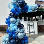 Blue and Silver Balloon Set for Special Occasions