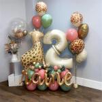 40 Inch Beige Number 1 Balloon for Birthdays
