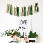 Sage Green Birthday Party Decorations Set
