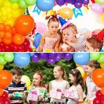 Colorful Rainbow Balloon Arch Kit for Celebrations