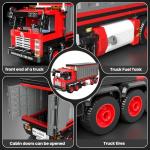 Mould King Red Container Truck Building Set