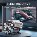 V8 Engine Building Blocks Set for Kids & Adults