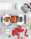 Mould King Race Car Building Kit with Display Case