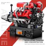 DIY Working V8 Engine Model Kit for All Ages