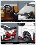 Mould King Race Car Building Kit with Display Case