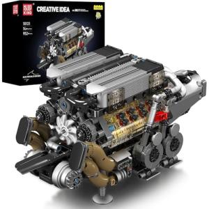 V8 Engine Building Blocks Set for All Ages