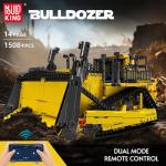Remote-Controlled Bulldozer Building Set for Ages 14+