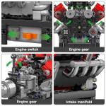 DIY Working V8 Engine Model Kit for All Ages