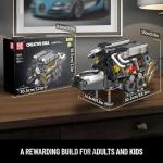 V8 Engine Building Blocks Set for All Ages