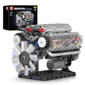 Mould King V8 Engine Model Kit for Builders
