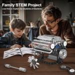 Mould King V8 Engine Model Kit for Builders