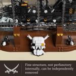 Mould King Pirate Ship in Bottle Building Set