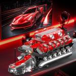 V12 Engine Model Kit for DIY Fun