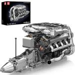 Mini V8 Twin Turbo Engine Model Kit