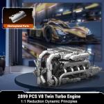 Mini V8 Twin Turbo Engine Model Kit