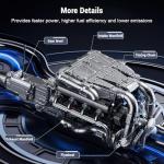 Mini V8 Twin Turbo Engine Model Kit