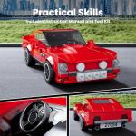 Classic Sports Car Building Kit for Kids and Adults