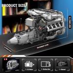 Mini V8 Twin Turbo Engine Model Kit