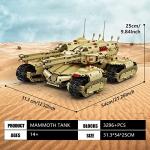 Remote Control Mammoth Tank Building Kit for Adults