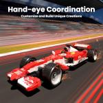 F1 Race Car Building Set for Kids and Adults