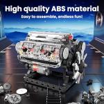 Mould King V8 Engine Model Kit for Kids & Adults