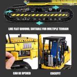 Remote Control Excavator Building Set for Kids