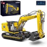 Remote Control Excavator Building Set for Kids