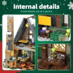 Mould King Christmas Cottage Model Kit for All Ages