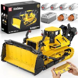 Programmable Bulldozer Building Blocks Set for Adults