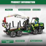 Mould King Pneumatic Forest Tractor Building Set