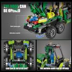 Mould King Pneumatic Forest Tractor Building Set