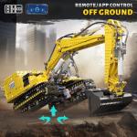 Remote Control Excavator Building Set for Kids