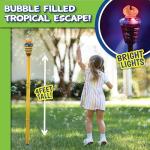 Tiki Torch Bubble Machine with Lights and Music