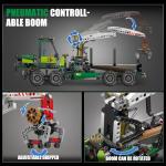 Mould King Pneumatic Forest Tractor Building Set