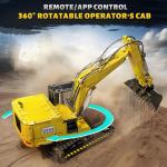 Remote Control Excavator Building Set for Kids